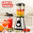 Liquidificador Multiuso Lumax Com Jarra de Vidro + BRINDE: Porta Tempero Vertical 16 Potes - COMPRE 1 LEVE 2