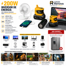 Kit 2 Inversor de Energia 200W para Eletrodomésticos – USB, Tipo-C e Luz LED