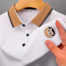 [PAGUE 2 LEVE 3] Camisa Polo Bricks em Viscose e Elastano + BRINDES: 3 Bermudas e Relógio