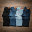Calça Jeans Masculina com Elastano - Kit 4 Unidades