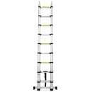 Escada Telescópica TNT Aço Inox, Fácil de Guardar, Portátil, Extensível